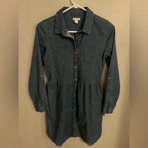 Falls Creek Denim Long Sleeve Dress